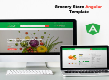 Шаблон  продуктового магазина Angular