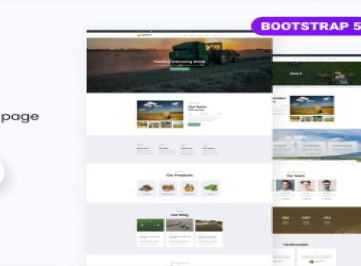 Agrofarm - -шаблон  сельскохозяйственной фермы