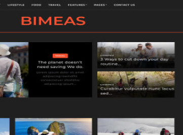 Bimeas — -шаблон блога, статьи и журнала