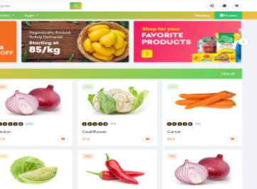 GoFrut - HTML веб-шаблон заказа продуктов питания в Интернете SAAS