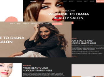 Диана - HTML-шаблон спа-салона красоты