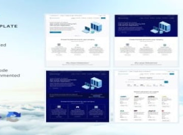 OnbleyServers - HTML-шаблон хостинг-сайта и шаблон WHMCS