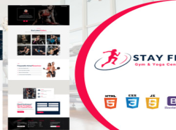 Веб-шаблон StayFit HTML