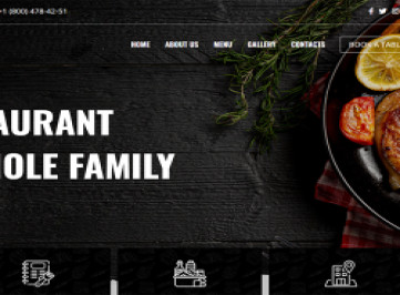 Ресторан LikeGrill - -шаблон веб-