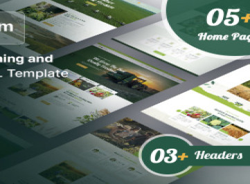 Agrofarm - Сельское хозяйство, сельское хозяйство и садоводство HTML-