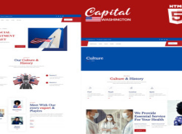 Шаблон  Capital Washington Culture