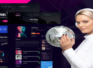 Блог музыкального исполнителя Bombo Шаблон  