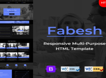 Fabesh — многоцелевой HTML-шаблон  5