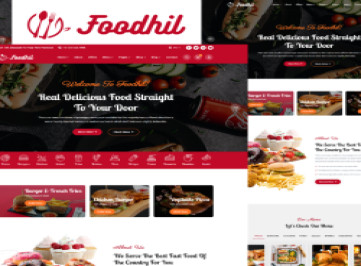 Foodhil -  шаблон магазина быстрого питания