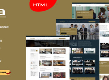 Frahga — многоцелевой HTML-шаблон  5