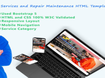 WeCraft - Разнорабочие услуги и ремонт, техническое обслуживание HTML-