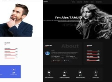 Ширин - Шаблон личного портфолио 