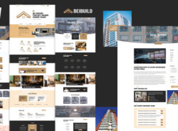-шаблон Beibuild Luxury Apartments Real Estate