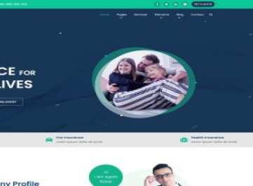 Maxlife - Шаблон  для бизнеса и страхования