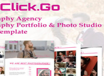 Click.Go - Шаблон фотостудии и фотоагентства