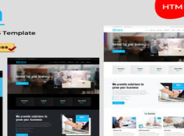 Idrara — многоцелевой HTML-шаблон  5 для бизнеса