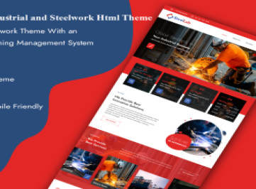 Steellab - HTML-шаблон для промышленности и металлоконструкций