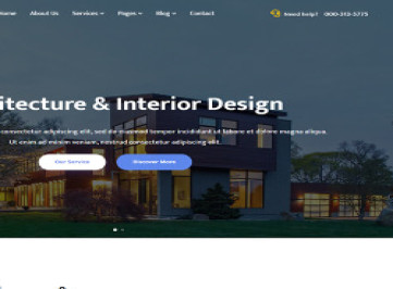 Decorate - Шаблон сайта Архитектура и интерьер