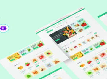 Ecomarket - HTML-шаблон электронной коммерции магазина органических продуктов и продуктов питания