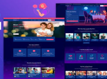 Шаблон сайта знакомств и сообщества