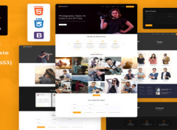 HTML-шаблон  фотографа
