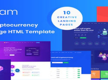 Crptiam - Биткойн и криптовалюта ICO Шаблон 