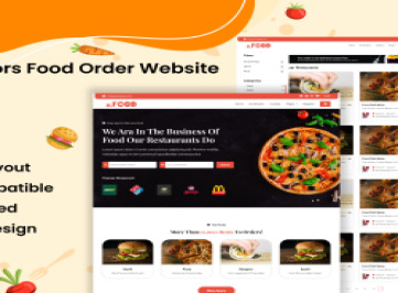 XFood - HTML-шаблон онлайн-доставки еды