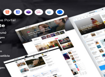 Barrons24 - HTML-шаблон новостей и журналов