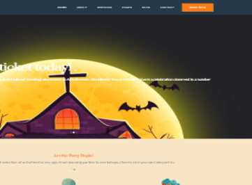  HTML-шаблон для Хэллоуина