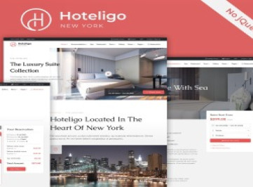 Hoteligo - Шаблон  для роскошного отеля