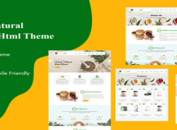 Шаблон  HerbalLab Natural And Organic