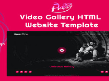 Happy Time - HTML-шаблон  видеогалереи