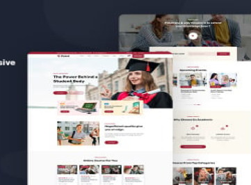 Poket — адаптивный шаблон  для онлайн-образования