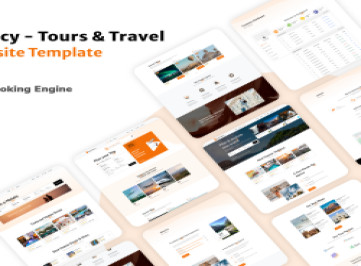 Туристическое агентство - Шаблон сайта бронирования туров и путешествий