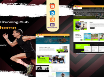 SportLab - Тема спортивного клуба и бегового клуба