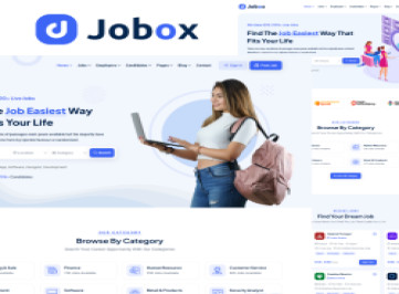 Jobox — -шаблон доски объявлений и найма