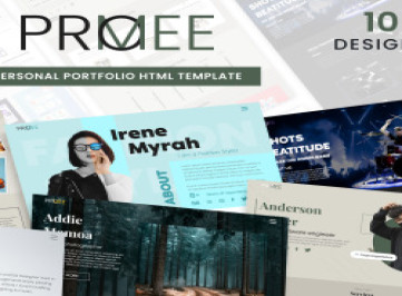 Promee — -шаблон личного портфолио