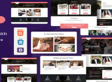 HTML-шаблон свадебного приглашения