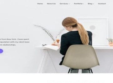 Olivia - Шаблон сайта личного портфолио