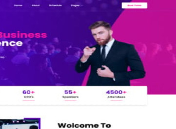 Eventio - Шаблон React Event Conference & Meetup