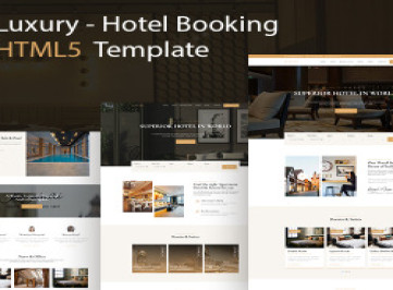Luxury - Hotel & Luxury Hotel Booking Шаблон 