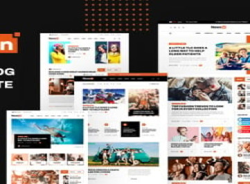 NewsIN - персональный блог, газета, HTML-шаблон журнала