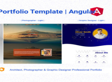 это я | Шаблон портфолио | Угловой