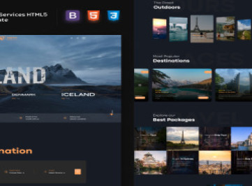 Tourice - Туристические и туристические услуги HTML 