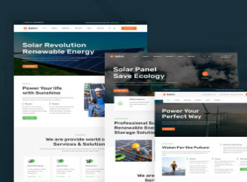 Soltrin - HTML-шаблон солнечной и возобновляемой энергии