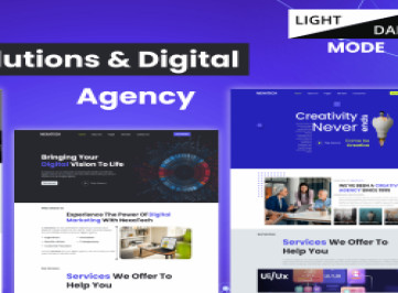 Nextatech — универсальный HTML-шаблон для ИТ-решений и веб-сайтов цифровых агентств