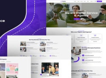 Azela — шаблон  службы цифрового агентства