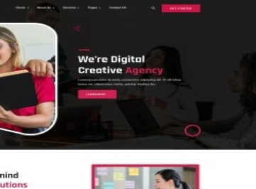 Dreamhub - Шаблон  для креативного агентства