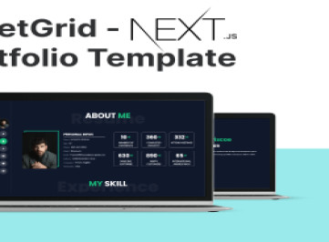NetGrid — шаблон портфолио NextJS
