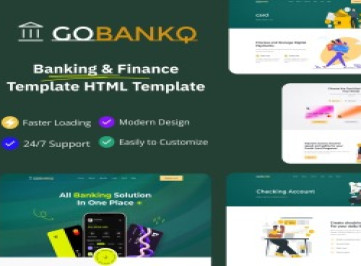 Gobank- банковское дело и финансы HTML-